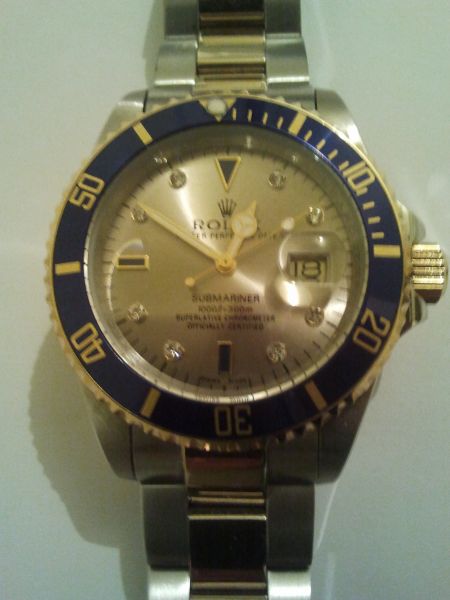 Replica Rolex Submariner Dourado